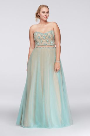 Turquoise Blue Plus Size Dresses